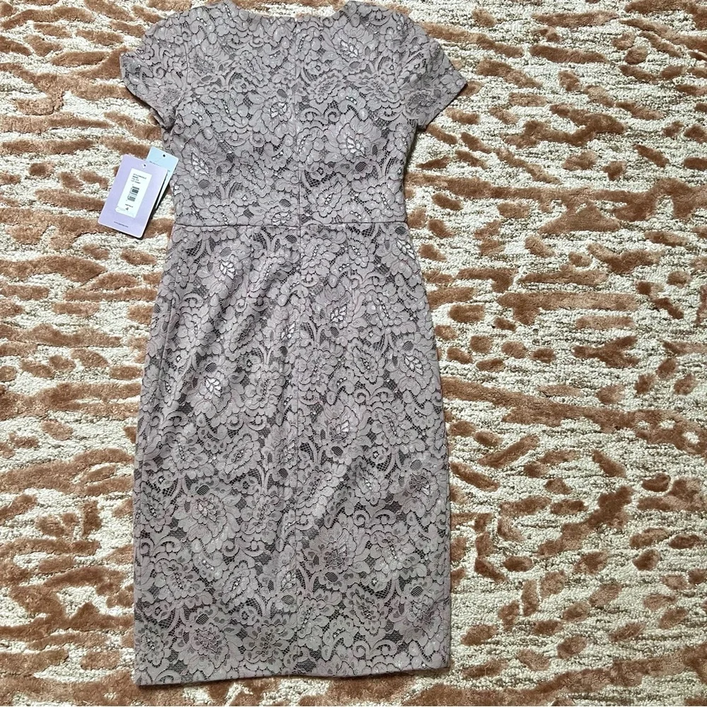 JS Collections Light Purple Lace Dress – Size 4 – NWT - Picture 6 of 8